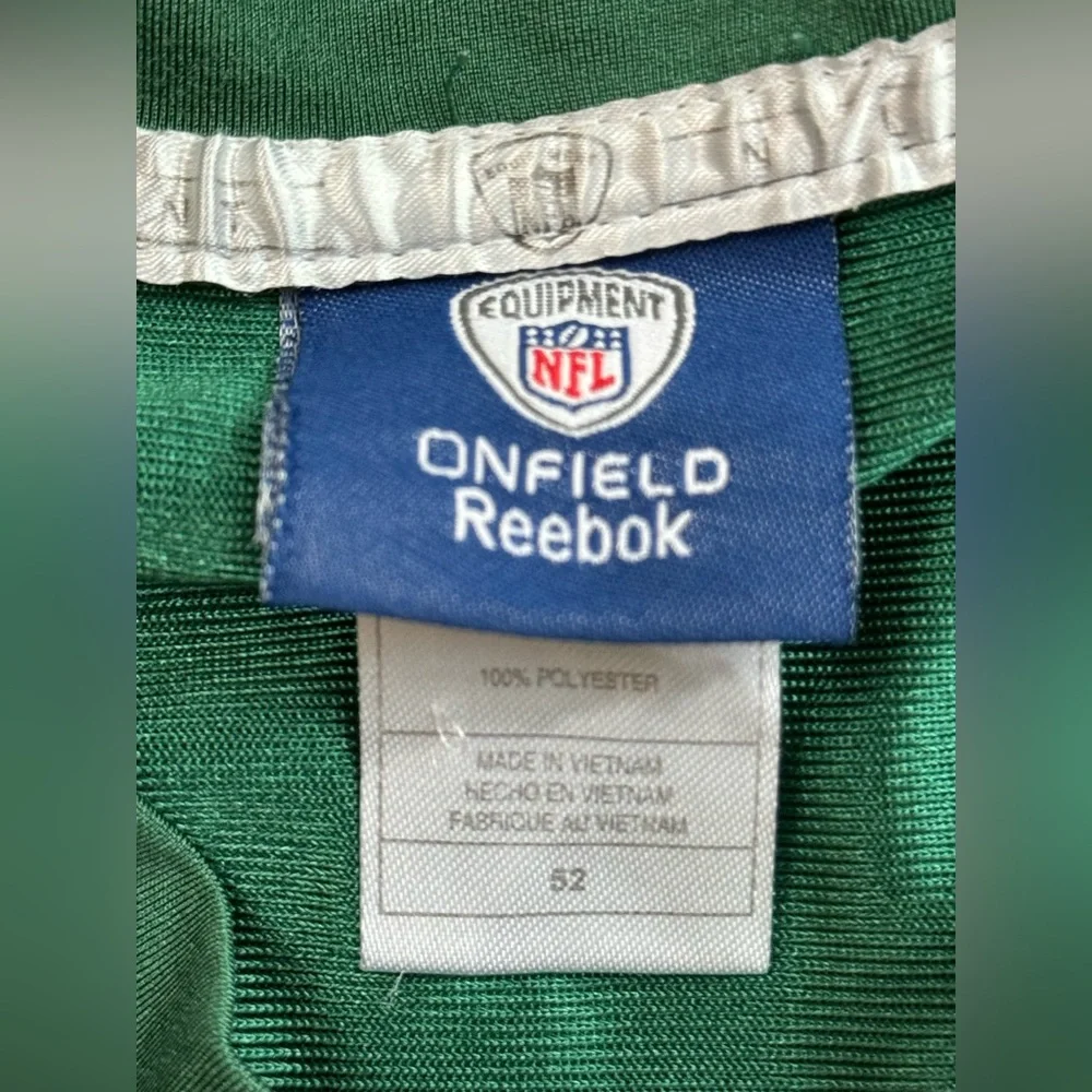 Reebok New York Jets Bart Scott #57 Stitched Jersey, Size 52, Green/White - Picture 11 of 15